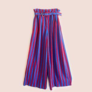 MAISON MARGIELA PIN STRIPED PALAZZO PANTS
